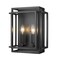 Z-Lite Titania 2 Light Wall Sconce, Matte Black 454-2S-MB - alternate 1